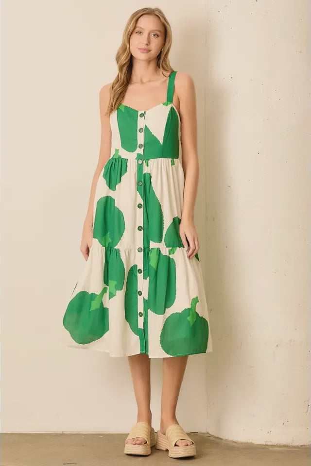 Bell Pepper Midi Dress