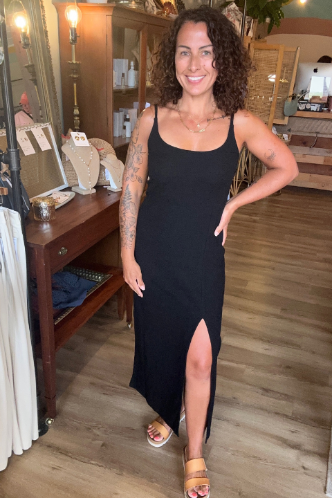 Zia Tie-Back Midi Dress