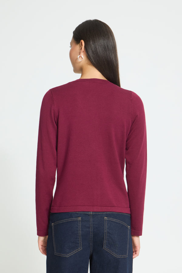 Lulu Crewneck Cardigan