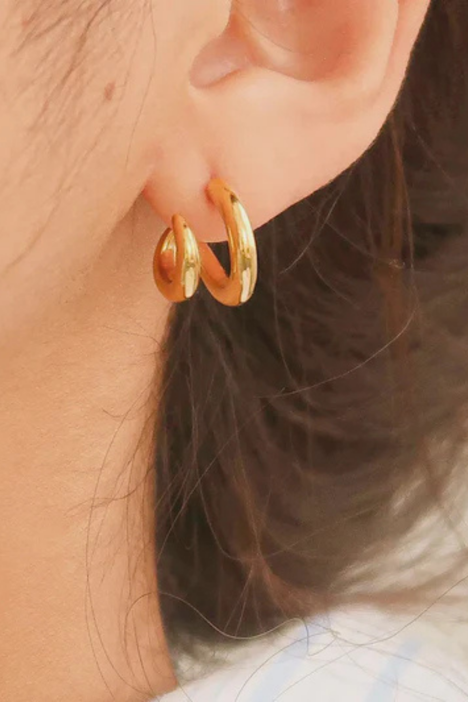 Maddison-Double C Hoop Earring