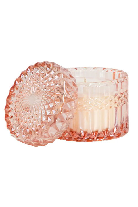 Rose Vanille 8oz Petite Shimmer Candle