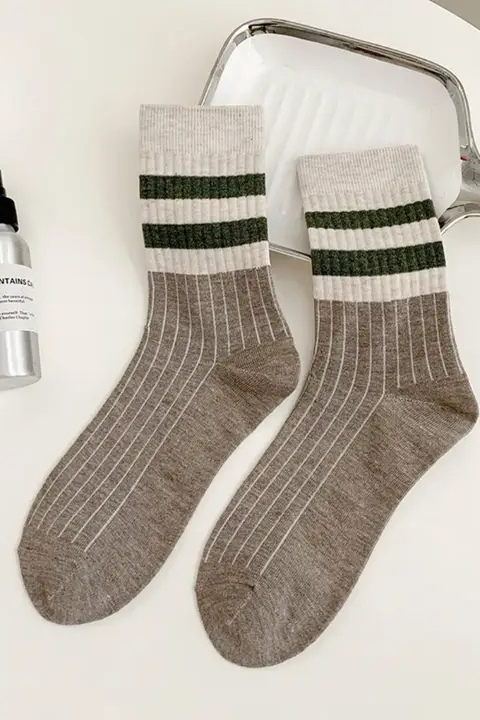 Vintage Striped Socks