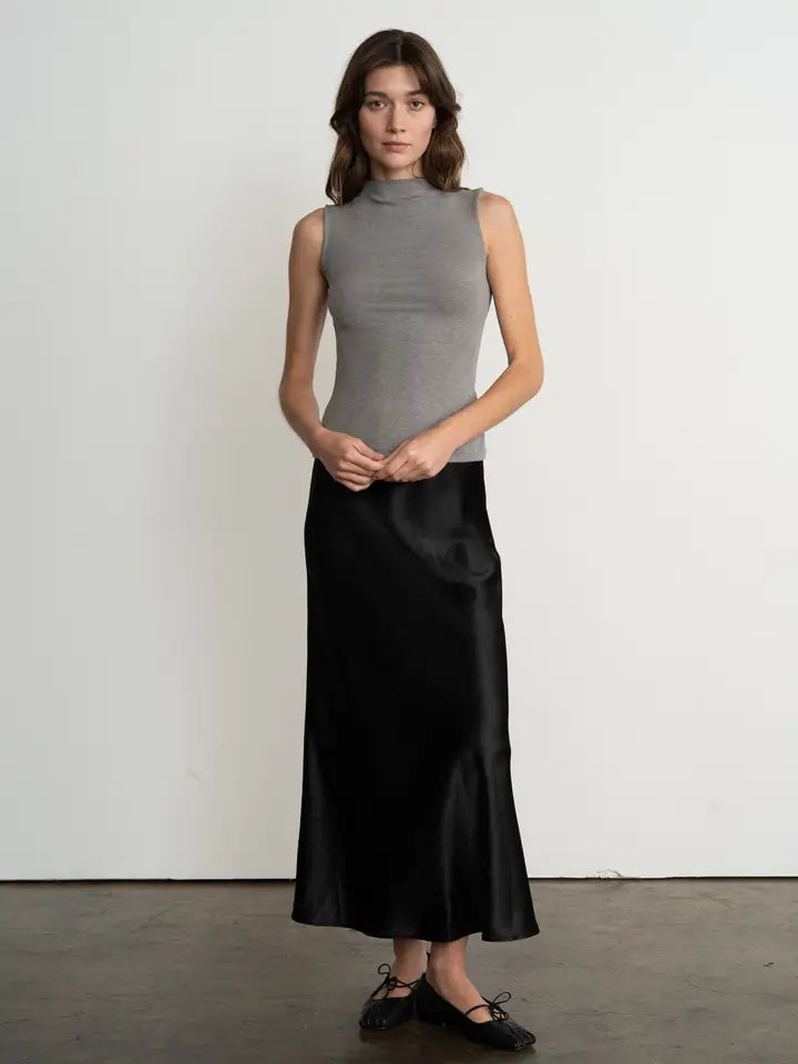 Satin Semi-Mermaid Skirt