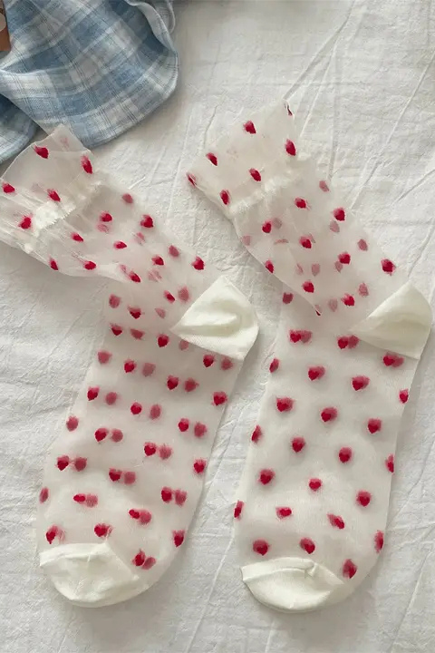 Sheer Heart Socks