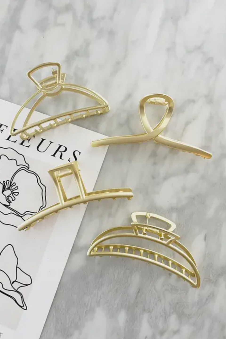 Faith Metal Claw Clips
