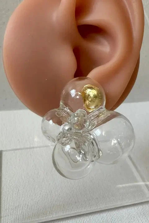 Glass Bubble Earring- The Herbert