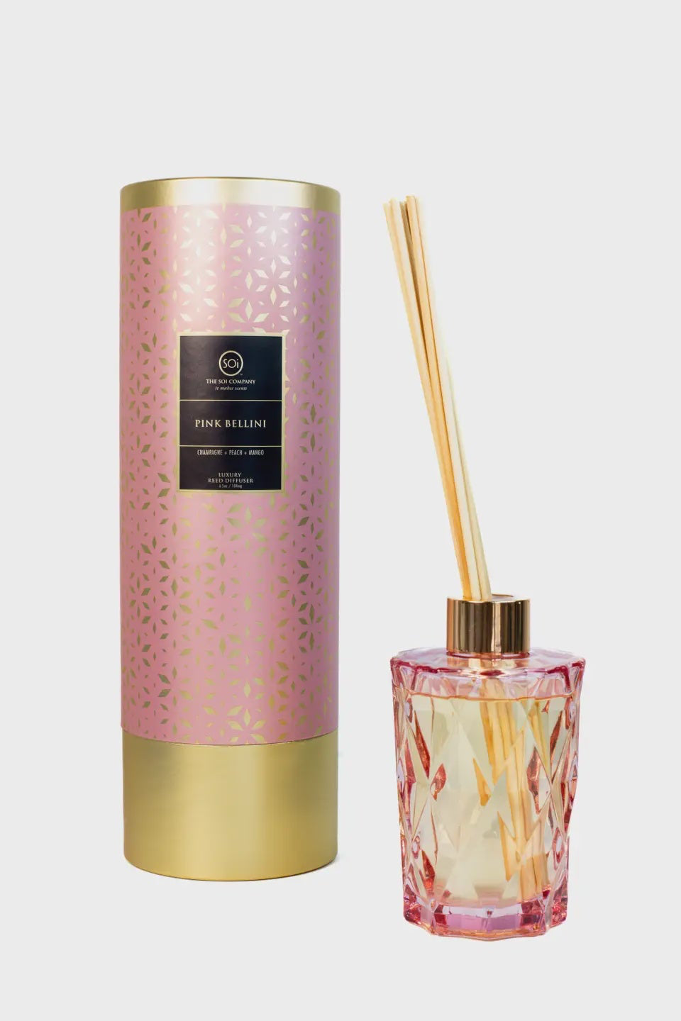 Pink Bellini Shimmer 7oz Reed Diffuser