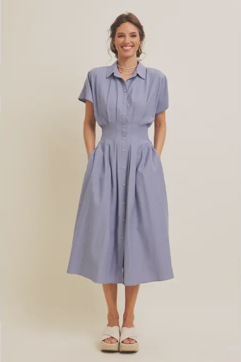 Fit & Flare Midi Dress