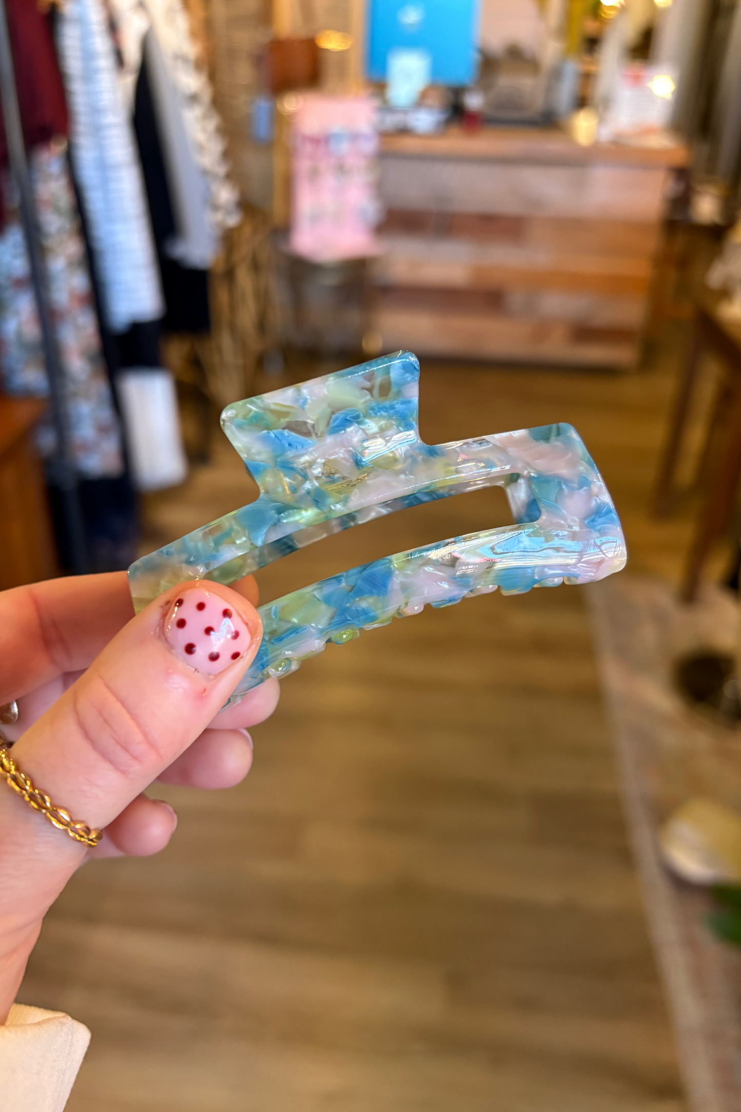 Allie Acetate Tortoise Hair Clips
