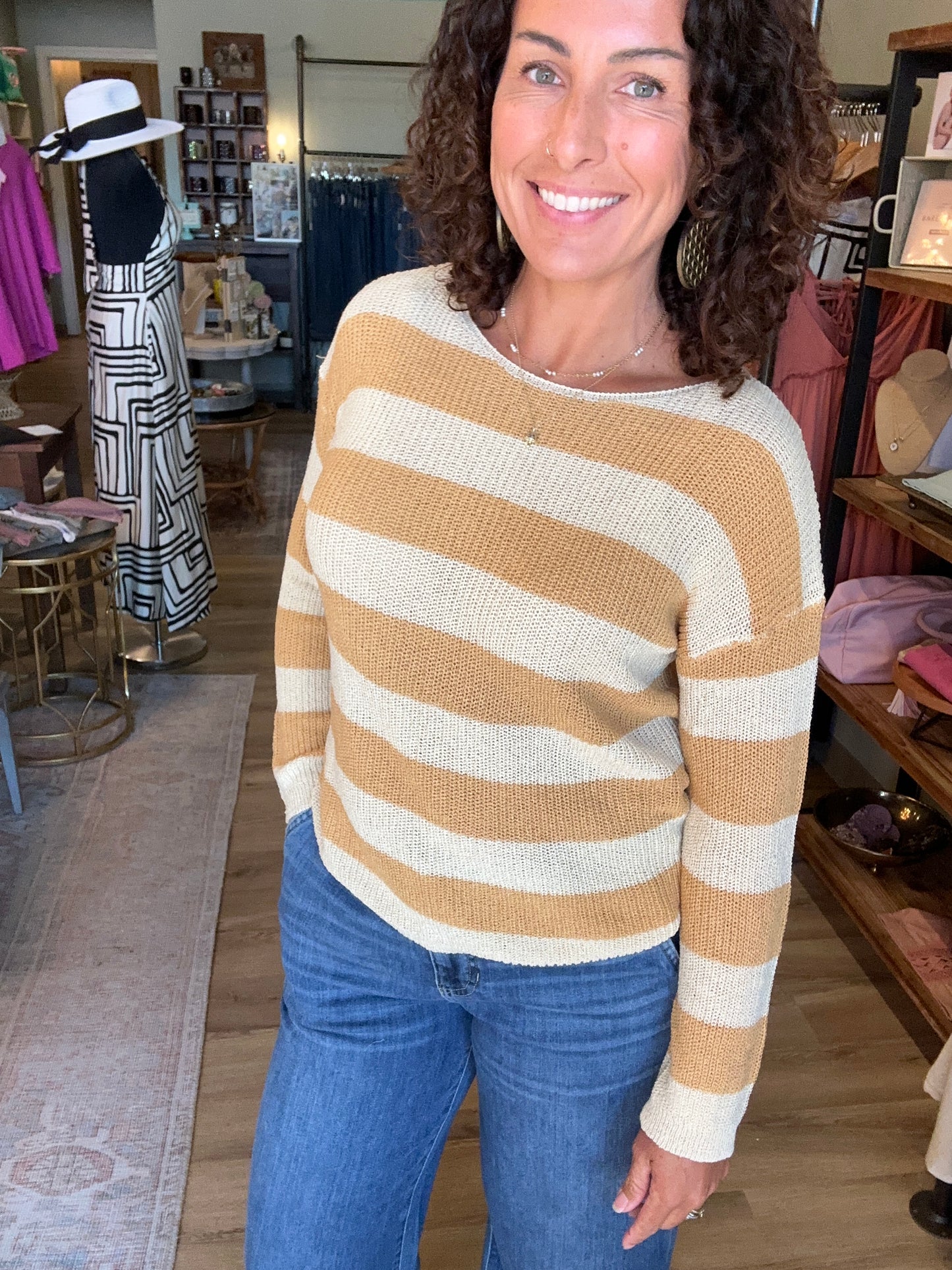 Serena Striped Sweater