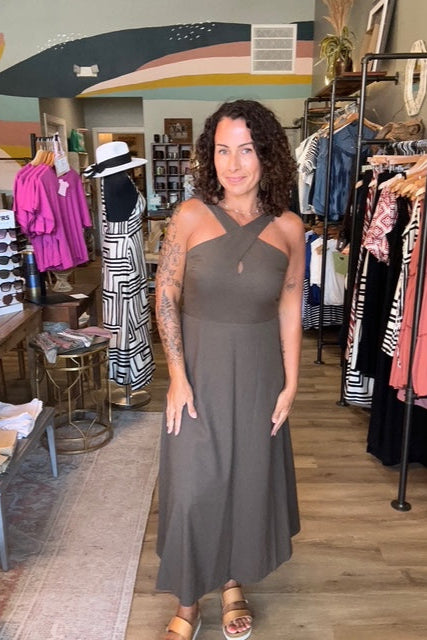 Backyard Halter Dress