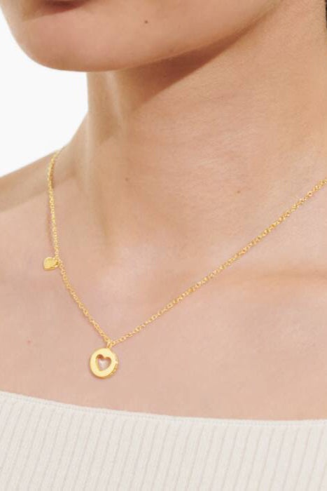 Style Stories Pavé Edge Heart Necklace