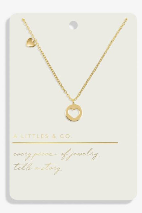 Style Stories Pavé Edge Heart Necklace