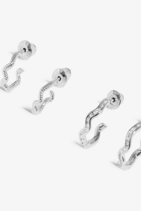 Soul Shine Stack: Wavy Rope Hoops