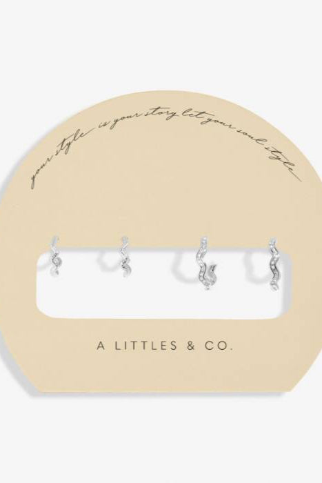 Soul Shine Stack: Wavy Rope Hoops
