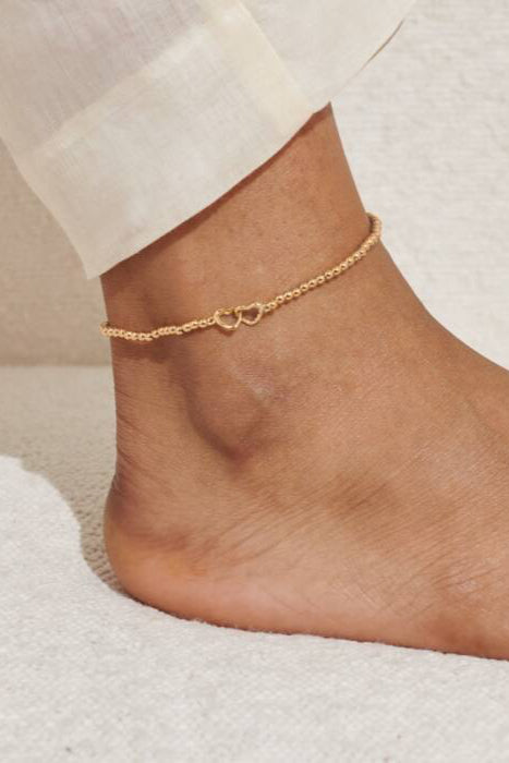 Linked Hearts Anklet