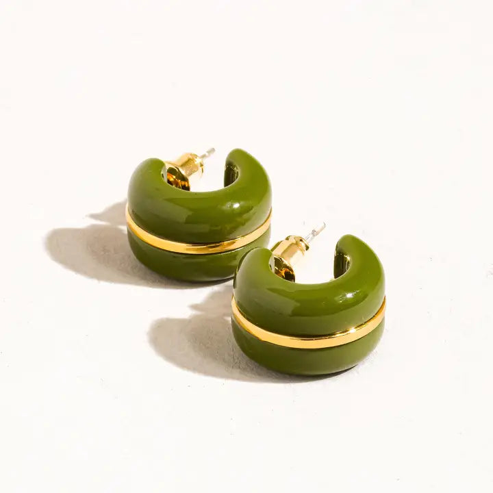 Arlo Acrylic Hoops