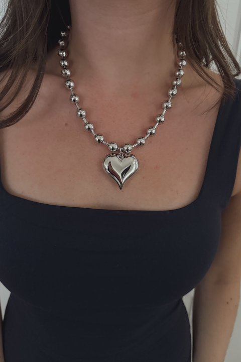 Bubble Heart Necklace