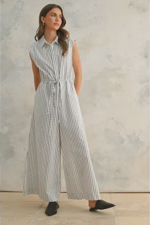 Evelyn Striped Jumpsuit