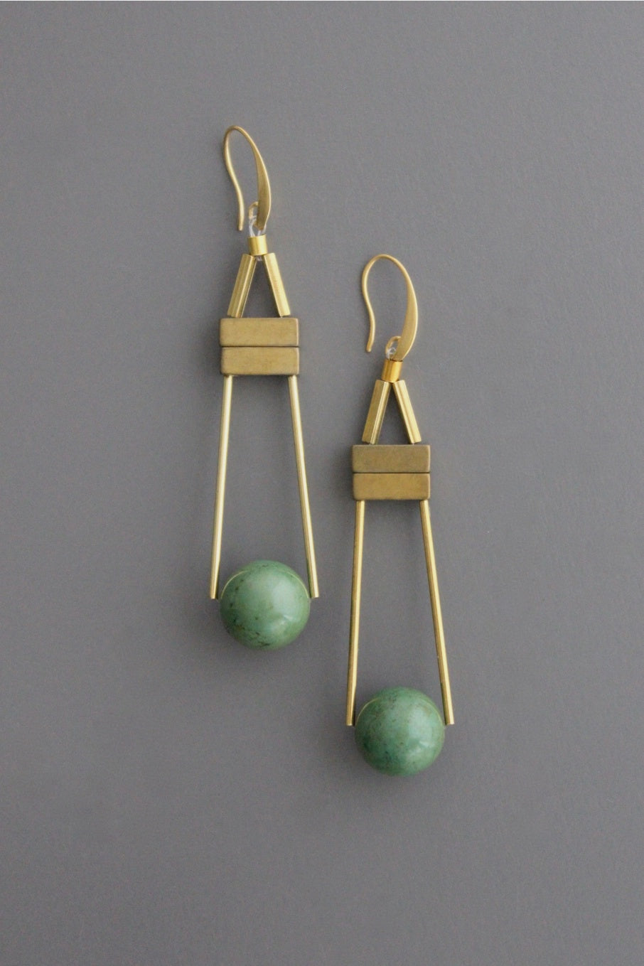 Stone Drop Earrings