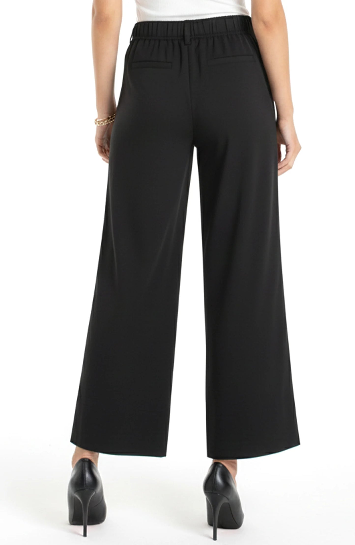Pleated Wide Leg Trouser