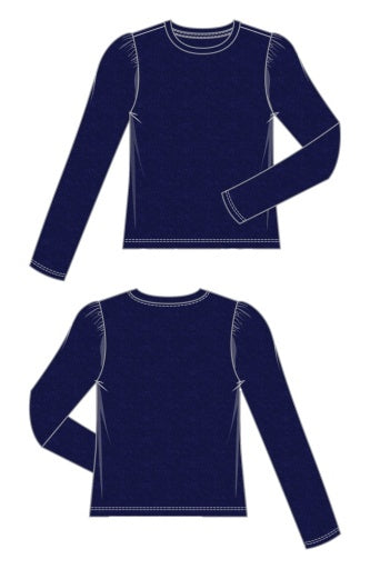 Long Sleeve Crew Neck Top