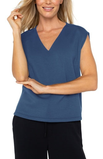 Dolman Sleeve V-Neck Top