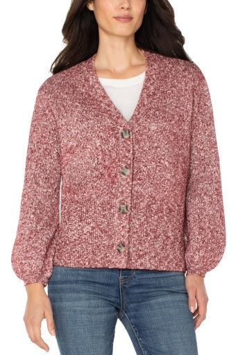 Button Front Cardigan Sweater