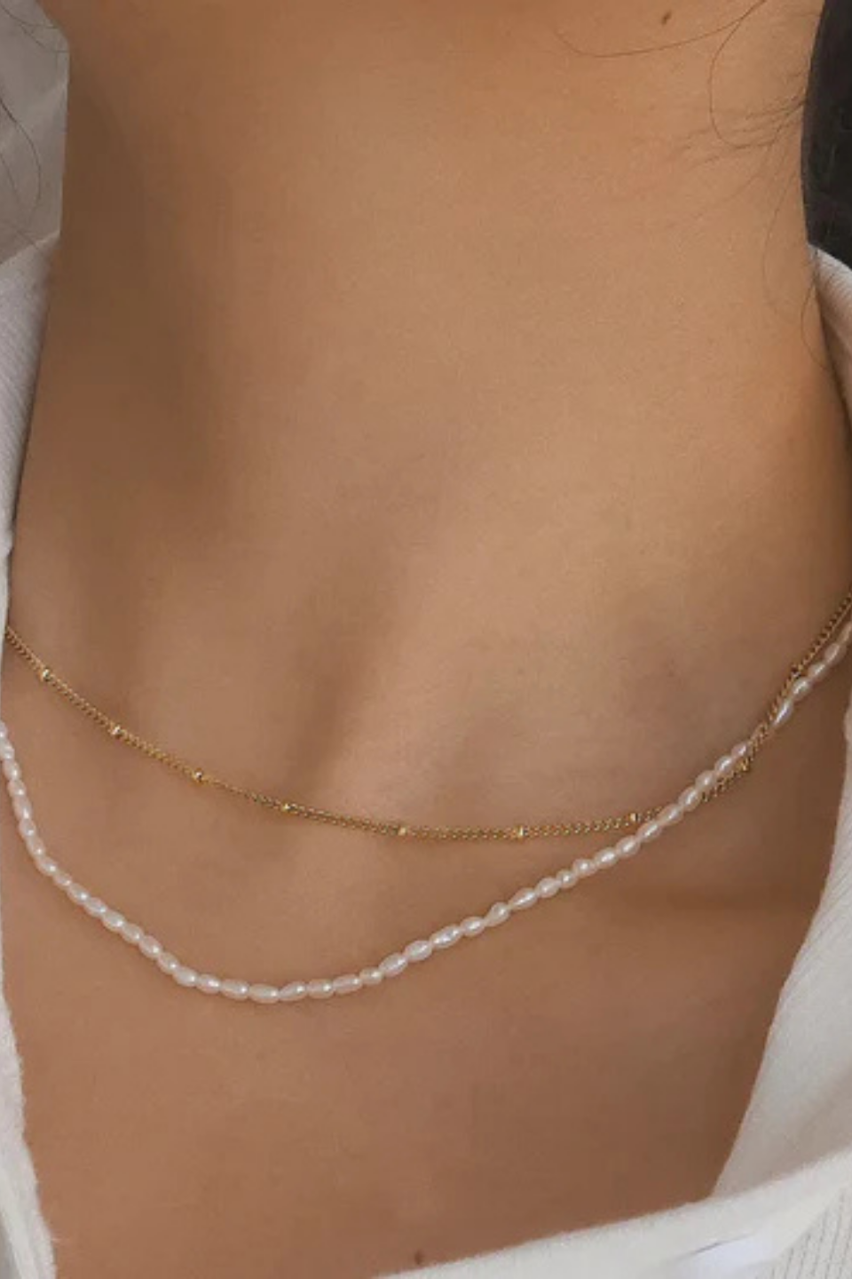 Camryn Layered Pearl Necklace