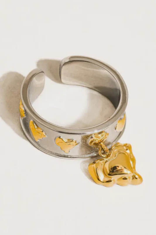 Alexia Heart Charm Ring