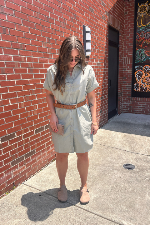 Mini Shirt Dress