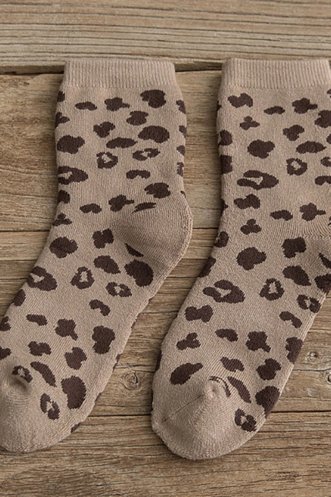 Leopard Print Socks