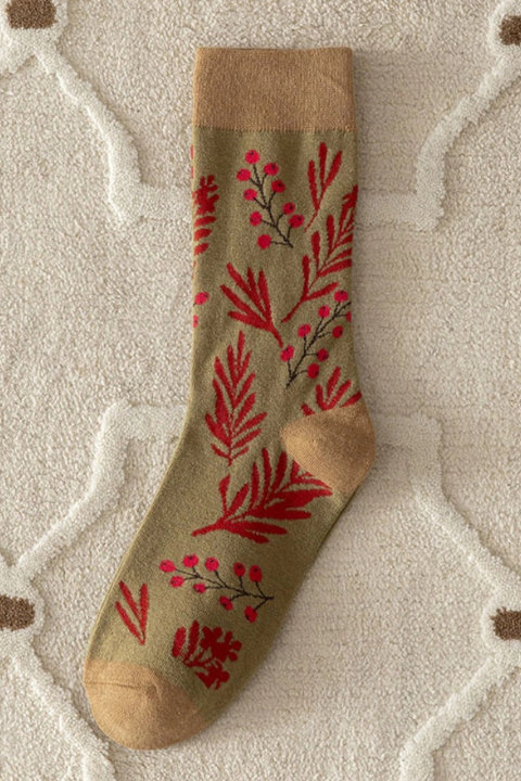 Vintage Holiday Socks