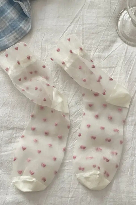 Sheer Heart Socks