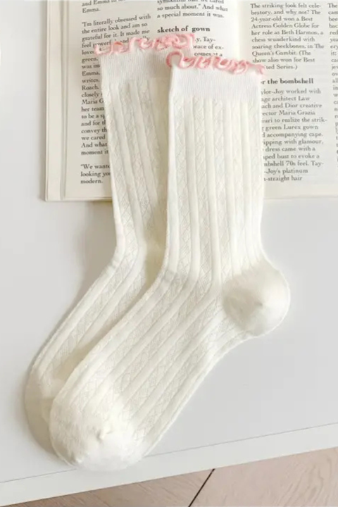 Pastel Ruffle Socks