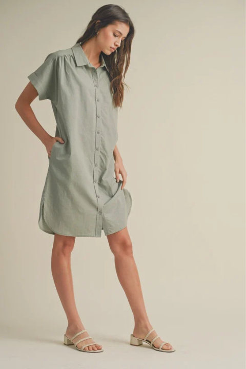 Mini Shirt Dress