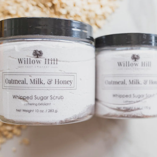 Oatmeal, Milk, and Honey Whipped Sugar Scrub