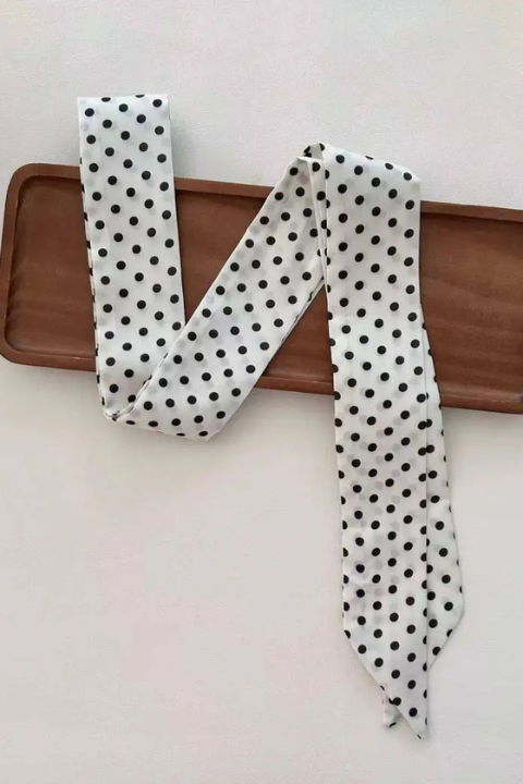 Polka Dot Skinny Scarf