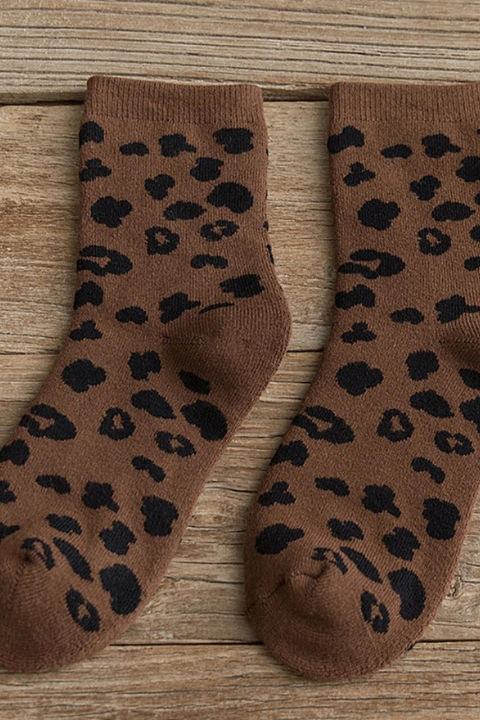 Leopard Print Socks