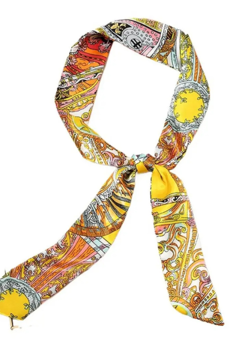 Classic Colorful Print Scarf