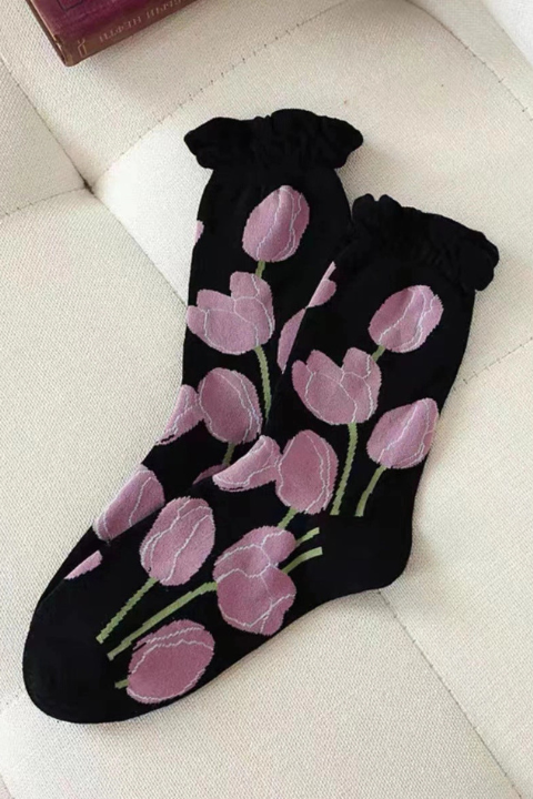 Just A Girl Printed Socks