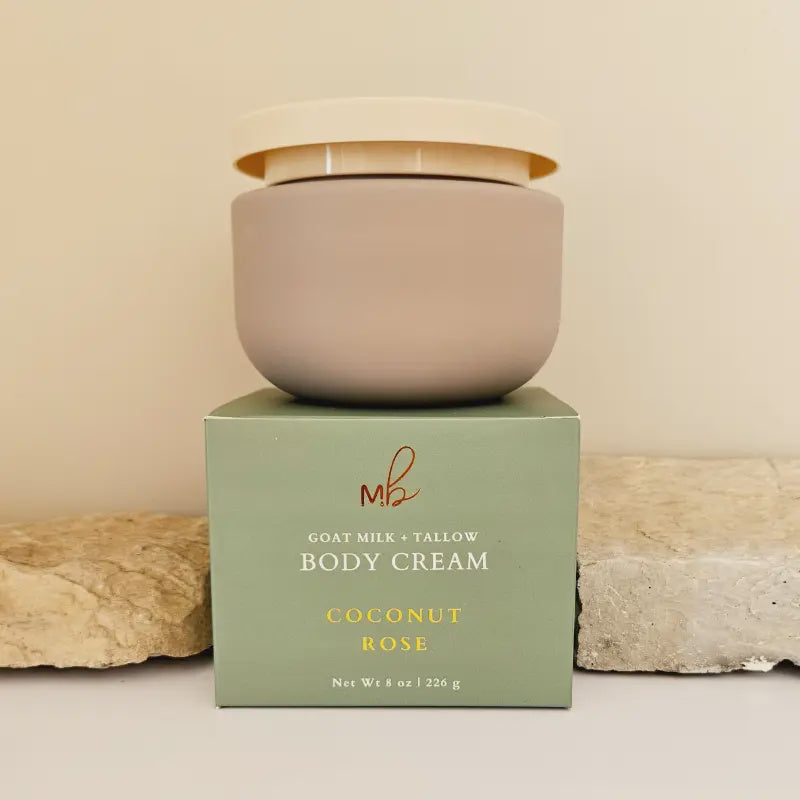 Coconut Rose Goat Milk + Tallow Body Cream