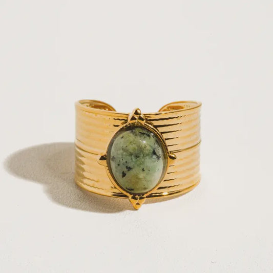 Oasis 18K Gold Adjustable Ring