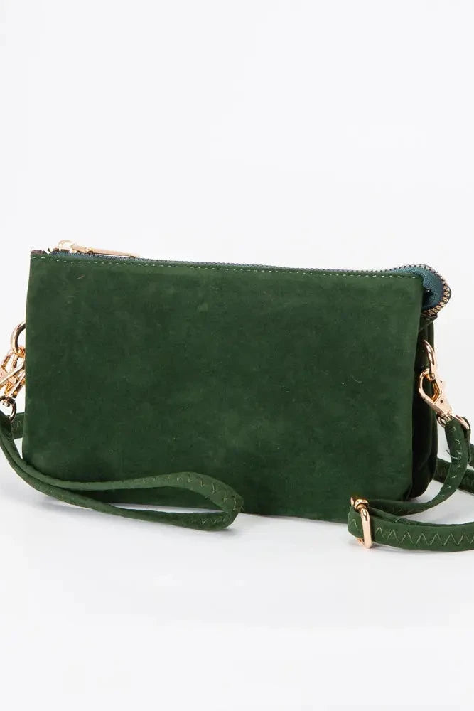 Stacey Faux Suede Crossbody Bag