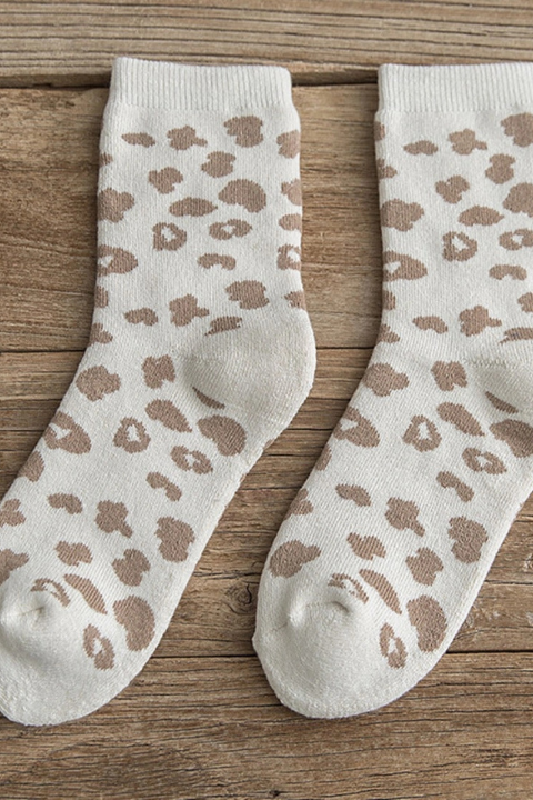 Leopard Print Socks