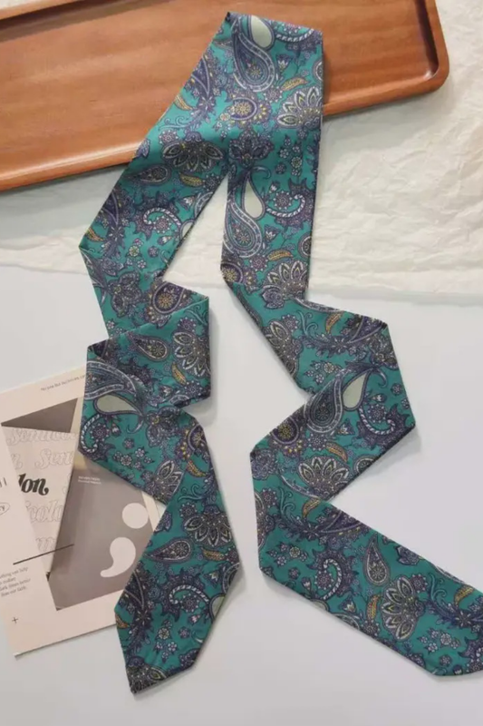Art Deco Skinny Scarf