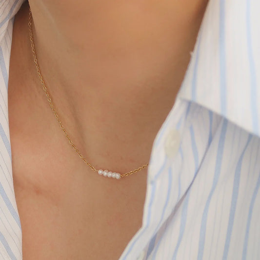 Lauren Single Pearl Necklace