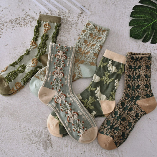 Embossed Socks