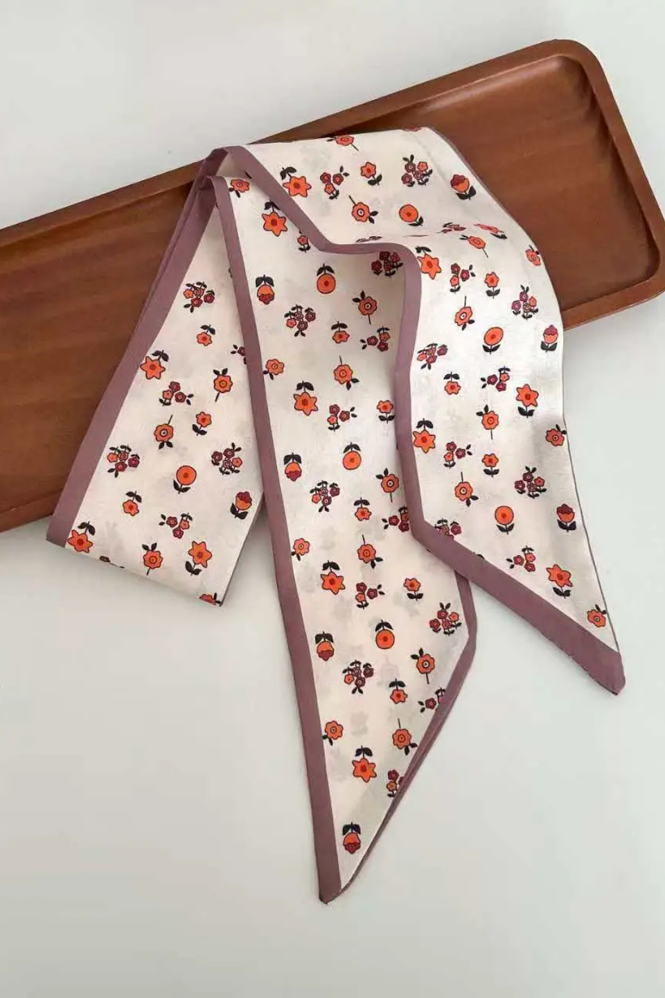 Ditsy Floral Skinny Scarf
