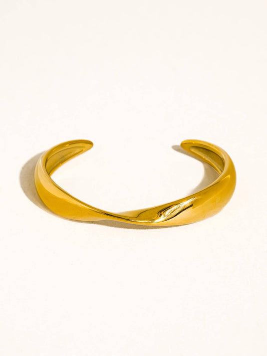 Fioren Sleek Twist Cuff Bracelet